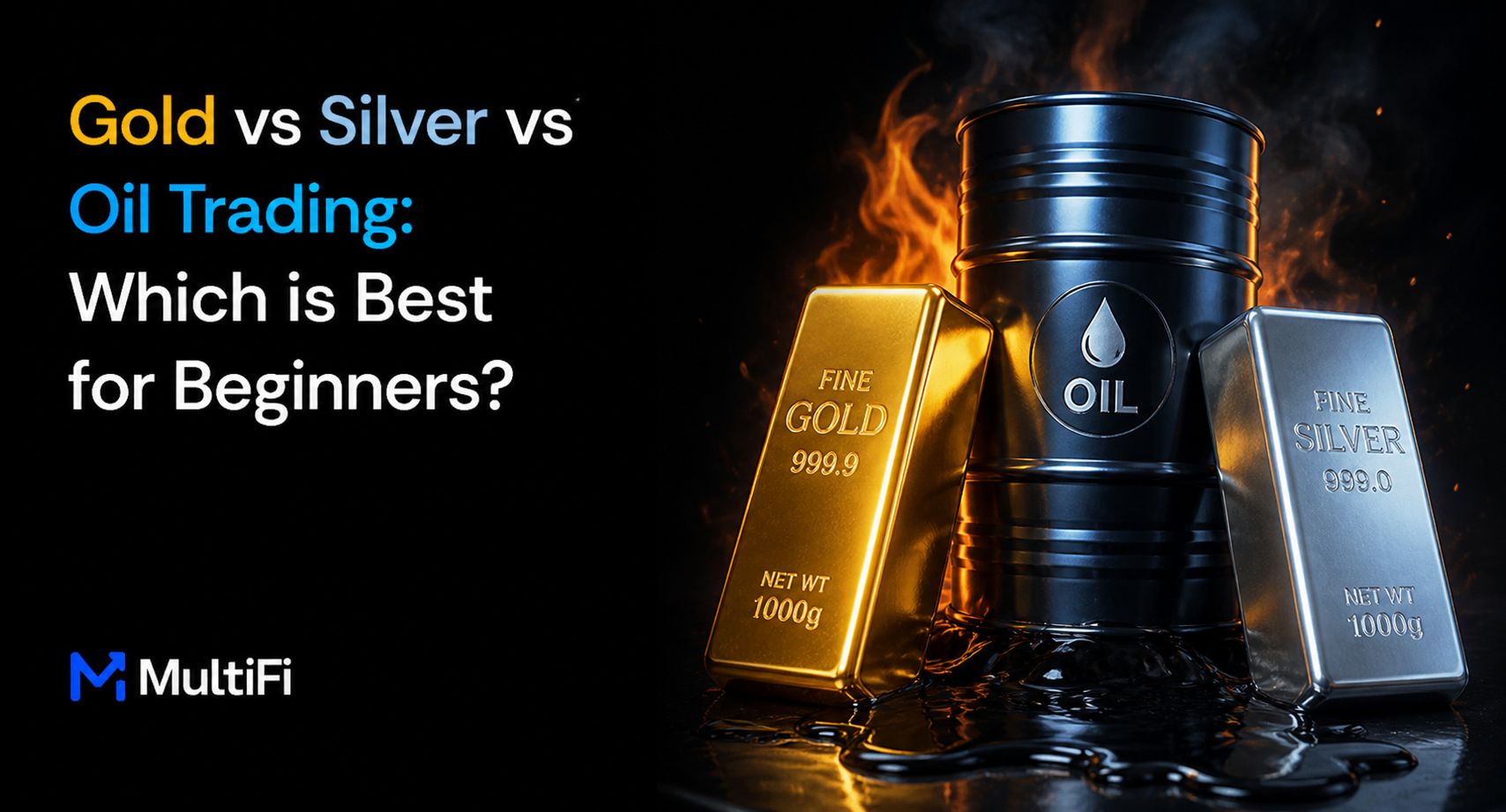 Gold vs Silver vs Oil Trading: Which is Best for Beginners?